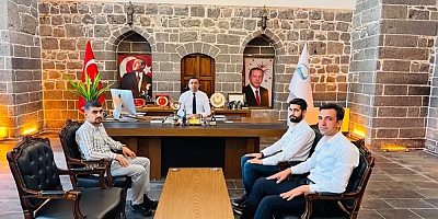 Sur Kaymakamı Hasan Akbulut'a Ziyaret